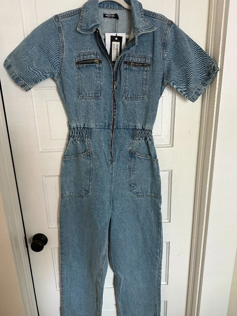 Nasty Gal Denim Jumpsuit - Picture 1 of 3